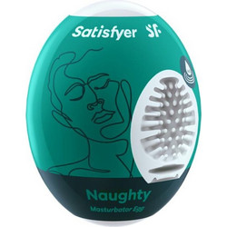 Satisfyer Naughty Pocket Egg & Sleeve Αυνανιστήρι 1τμχ