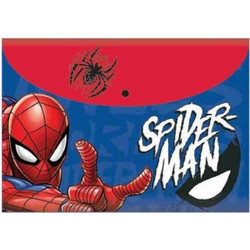 Gim Φάκελος Α4 με Κουμπί Spiderman PP Evergreen 337-11580
