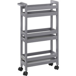 Τρόλεϊ Αποθήκευσης 5five Με 3 Ράφια (40Χ15Χ75) Concrete Grey