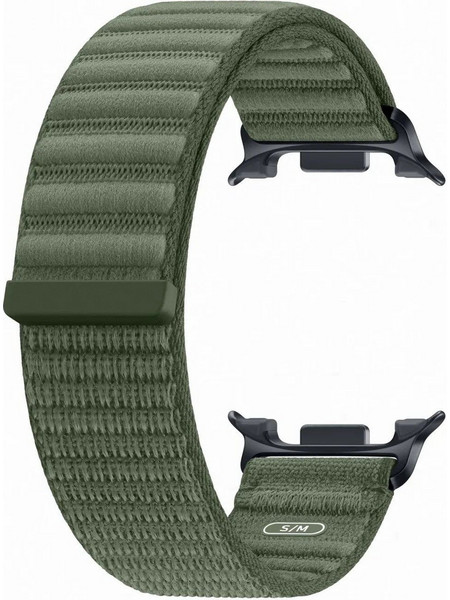 Samsung Fabric S/M Λουράκι Υφασμάτινο Olive (Samsung Galaxy Watch 9 / Watch 8)