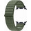 Samsung Fabric S/M Λουράκι Υφασμάτινο Olive (Samsung Galaxy Watch 9 / Watch 8)