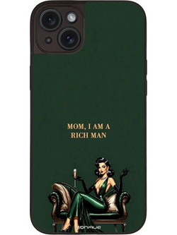 Sonique Diva Series Back Cover Rich Man (iPhone 15 Plus)