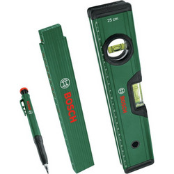 Bosch Powertools Markierungs-Set, 3-teilig (grun/schwarz, 3-teilig)