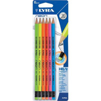 Μολύβι HB Mε Γόμα (Διάφορα Χρώματα) Neon Lyra