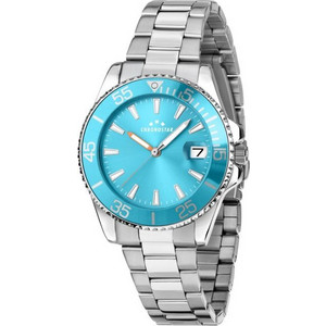CHRONOSTAR STELLON 37MM 3H B.BLUE DIAL SS BR