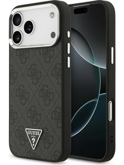 Guess Hardcase 4G Triangle Logo MagSafe Θήκη iPhone 17 Pro Max Black GUHMP18XP4TSRCMK