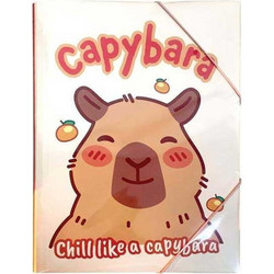 Φάκελος με Λάστιχο 23χ33 Chill like a Capybara