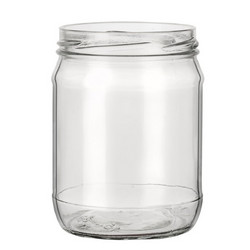 Βάζο Γυάλινο 500ml Φ82 | 1 τμχ
