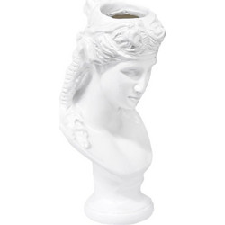 Iliadis Κασπώ Πρόσωπο Εσωτερικού Χώρου Polyresin Λευκό 9x9x17cm