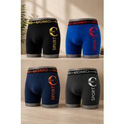 Παιδικά Βαμβακερά Boxer για Αγόρι 4Pack W13057 - ΠΟΛΥΧΡΩΜΟ