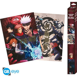 Jujutsu Kaisen Set 2 Posters Chibi 52x38 Group And Schools - GBYDCO024