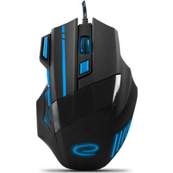 Esperanza MX201 Wolf Ενσύρματο Gaming Ποντίκι 2400 DPI Black Blue