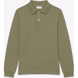 Lacoste Παιδικό Polo Μακρυμάνικο Χακί 3PJ1465-BMY