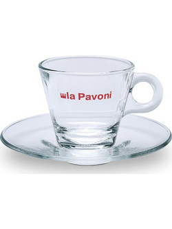 La Pavoni Espresso Cups & Saucers Set, 6-Piece