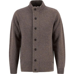 Barbour Ανδρική Ζακέτα Πλεκτή με Κουμπιά Καφέ MKN0731ST52