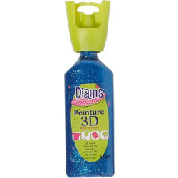 ΧΡΩΜΑΤΑ 3D DIAM'S 37ML GLITTER NIGHT BLUE