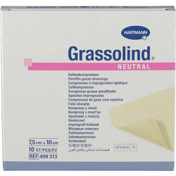 Hartmann Grassolind Γάζες με Αλοιφή 7.5x10cm 10τμχ