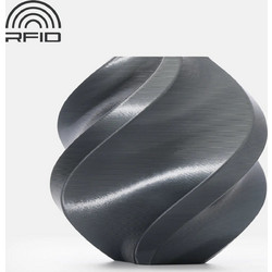 Filament Bambu Pla Silk+ Titan Gray 13108 1.75 1kg Refill