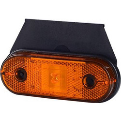 ΦΩΣ ΟΓΚΟΥ ΑΝΑΚΛΑΣΤΙΚΟ LD624 12/24V 1 LED HORPOL ΠΟΡΤΟΚΑΛΙ (11 x 3,9 cm) -1ΤΕΜ