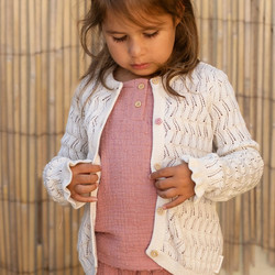 LITTLE DUTCH. Ζακέτα πλεκτή Creme LD-CL260225-0