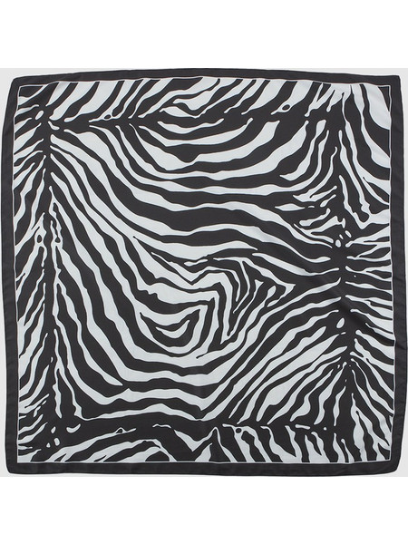 Verde Γυναικεία Εσάρπα 03-0002602 Animal Print Μαύρο