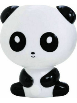 Light Led Kids Decorative Lamp Panda White 8x8x9εκ