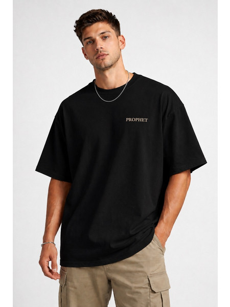 Prophet EMBROIDERY T-Shirt - Black