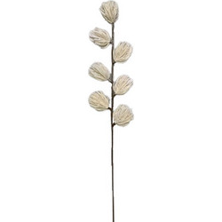 XMAS BRANCH ΧΡΙΣΤΟΥΓΕΝΝΙΑΤΙΚΟ ΚΛΑΔΙ 70cm PVC ΛΕΥΚΟ
