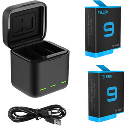 Telesin GP-BNC-901-B Triple Charger with 2 Batteries (Hero10)