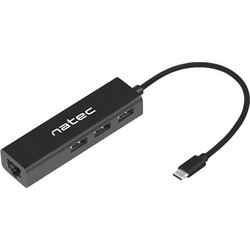Natec Butterfly NHU-1451 USB Hub με 3 Θύρες