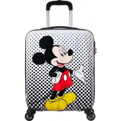 American Tourister Disney Legends Mickey Mouse Polka Dot Βαλίτσα Καμπίνας 55x40x20cm με 4 Ρόδες Πολύχρωμη