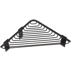 Καλάθι γωνιακό σχαρωτό RETI 9636 55 Μαύρο ματ KARAG 21x21x3cm