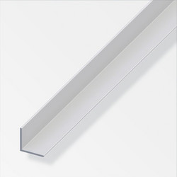 ALFER 575011.0003 Προφίλ Αλουμινίου Γωνία 25x25x1.5mm Ασημί Συνολικού Μήκους 2m
