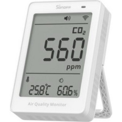 SONOFF AirGuard CO2 SAWF-08P WiFi LCD Μετρητής ποιότητας αέρα (SAWF-08P) (SONSAWF-08P)