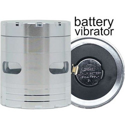 Τρίφτης καπνού CONEY Vibra Grinder 63 Silver με δόνηση μεταλλικός (4 parts) 0212381