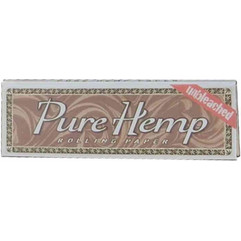 Χαρτάκια Pure Hemp Unbleached Μικρά (Ακατέργαστα) με 50 φύλλα - 1 Πακετάκι