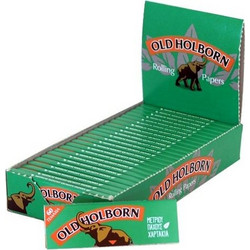 Χαρτάκια OLD HOLBORN GREEN, 60 φύλλα (κουτί 25 τεμαχίων) 5213003613725