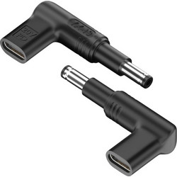 Powertech YX-13 Αντάπτορας Τροφοδοσίας USB-C σε HP 4.8x1.7mm, Μαύρος