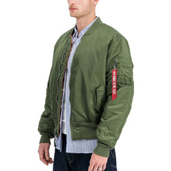Alpha Industries Ανδρικό Μπουφάν Χειμωνιάτικο Bomber Πράσινο 100101-01