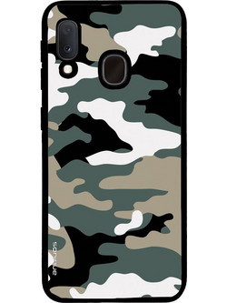 Sonique Camouflage Army Series Back Cover Khaki (Samsung Galaxy A20e)