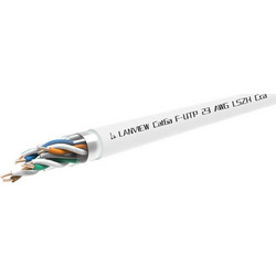 Lanview U/UTP Cat.6a Καλώδιο Δικτύου Ethernet 500m White LVN122165