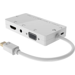 Microconnect Μετατροπέας mini DisplayPort αρσενικό σε HDMI / VGA θηλυκό - Λευκό