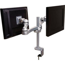 Roline LCD Διπλή Βάση Οθόνης με 2 Βραχίονες, 4 Αρθρώσεις, Τοποθέτηση σε Γραφείο