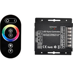 Adeleq Μηχανισμός Και Τηλεχειριστήριο Για LED Ταινία RGB 12VDC216W / 24VDC432W 18A 30-381222
