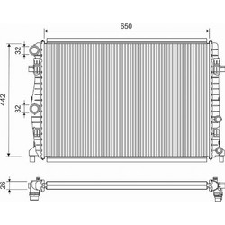 VALEO 701304 - VALEO ΨΥΓΕΙΟ ΜΗΧΑΝΗΣ