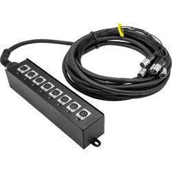 OMNITRONIC Multicore Stagebox MUS-810 8IN 10m - OMNITRONIC