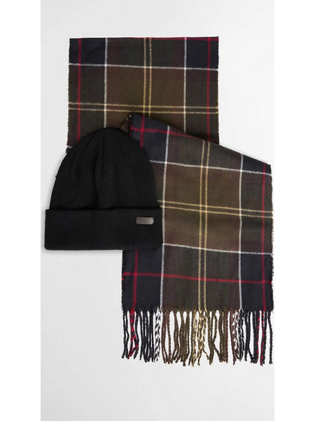 BARBOUR BARBOUR SWINTON BEANIE & GALINGALE SCARF GIFT SET MGS0079-BRTN11 Mixed