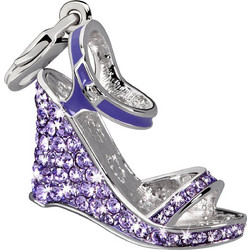 Γυναικείο Charm Glamour Gs2-19 (4cm) από Ασήμι Purple