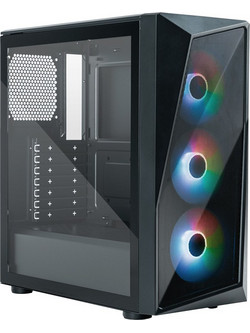 Cooler Master CMP 520 ARGB Window Black Gaming Midi Tower Κουτί Υπολογιστή με Πλαϊνό Παράθυρο