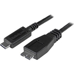 StarTech USB31CUB1M Καλώδιο USB-A σε Micro-USB to USB-C 1m Black